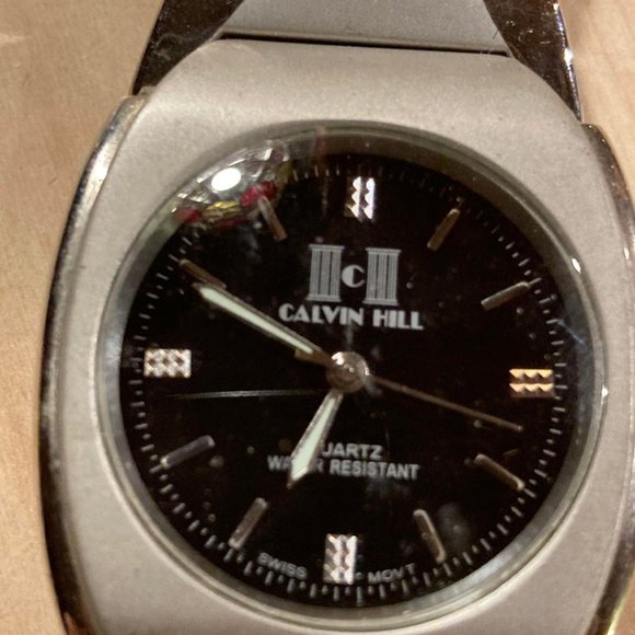 CALVIN HILL WATCH STAINLESS BACK SWISS MOVT WATER RESISTANT - Picture 2 of 3